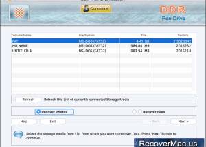 USB Drive Data Recovery Tool screenshot