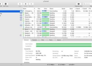 software - uTorrent for Mac OS X 1.8.7 B45552 screenshot