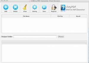 VeryPDF CHM to PDF Converter for Mac screenshot