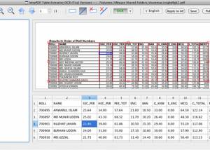 software - VeryPDF Table Extractor for Mac 2.0 screenshot