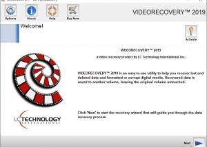 VIDEORECOVERY Commercial for Mac screenshot