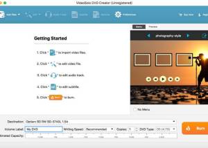 software - VideoSolo DVD Creator (Mac) 5.2.18 screenshot