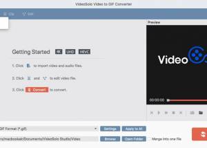 VideoSolo Video to GIF Converter (Mac) screenshot