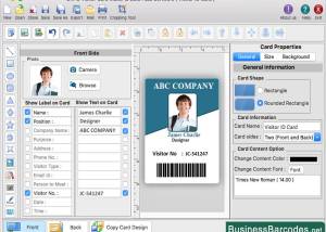 Visitor ID Badge Maker Tool for Mac screenshot