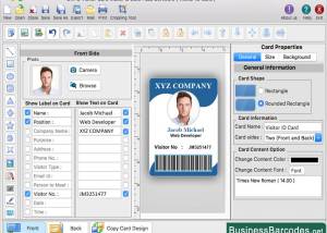 software - Visitor Identity Card Maker for Mac 6.8.2.3 screenshot