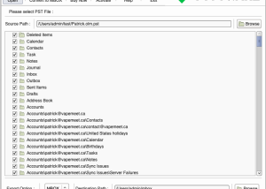 vMail PST to MBOX Converter for macOS screenshot