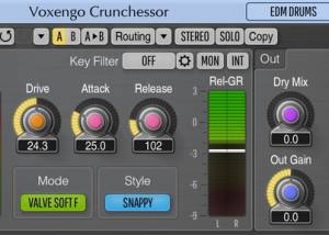 Voxengo Crunchessor for Mac OS X screenshot
