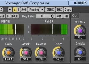 software - Voxengo Deft Compressor for Mac OS X 1.13 screenshot