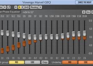 Voxengo Marvel GEQ for Mac OS X screenshot