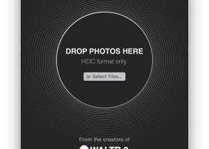 software - WALTR HEIC Converter for Mac 1.0.1 screenshot