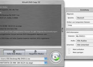 software - Xilisoft DVD Copy for Mac SE 1.5.33.0428 screenshot