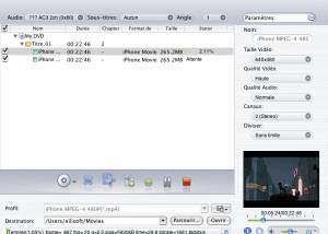 Xilisoft DVD iPhone Convertisseur Mac screenshot