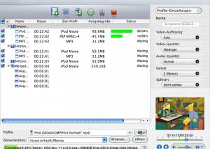Xilisoft Video Converter Standard Mac screenshot